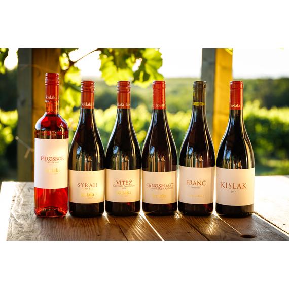 Válogatott vörös borok a Kislaki Bormanufaktúra és Légli Géza